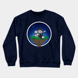 Levitating Island of Awesomeness Crewneck Sweatshirt